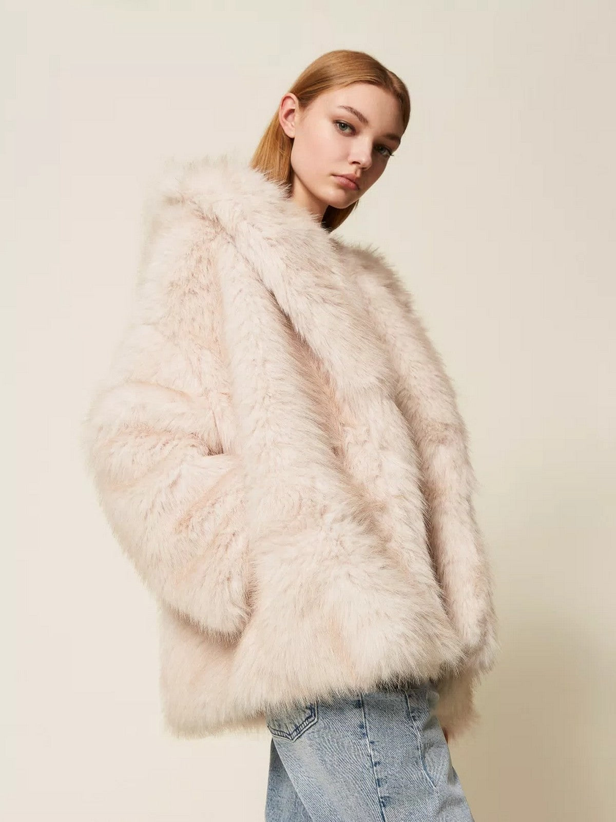 TWINSET Cappotto Donna WARM SOFT COAT 252TF2090 12879 PLASTER