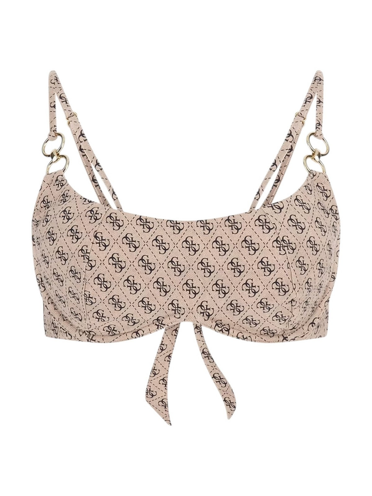 GUESS BEACHWEAR Costume da bagno Donna E5GJ37 KCRL2 P1LT 4G RUSTIC BEIGE AOP gioboutiqueweb