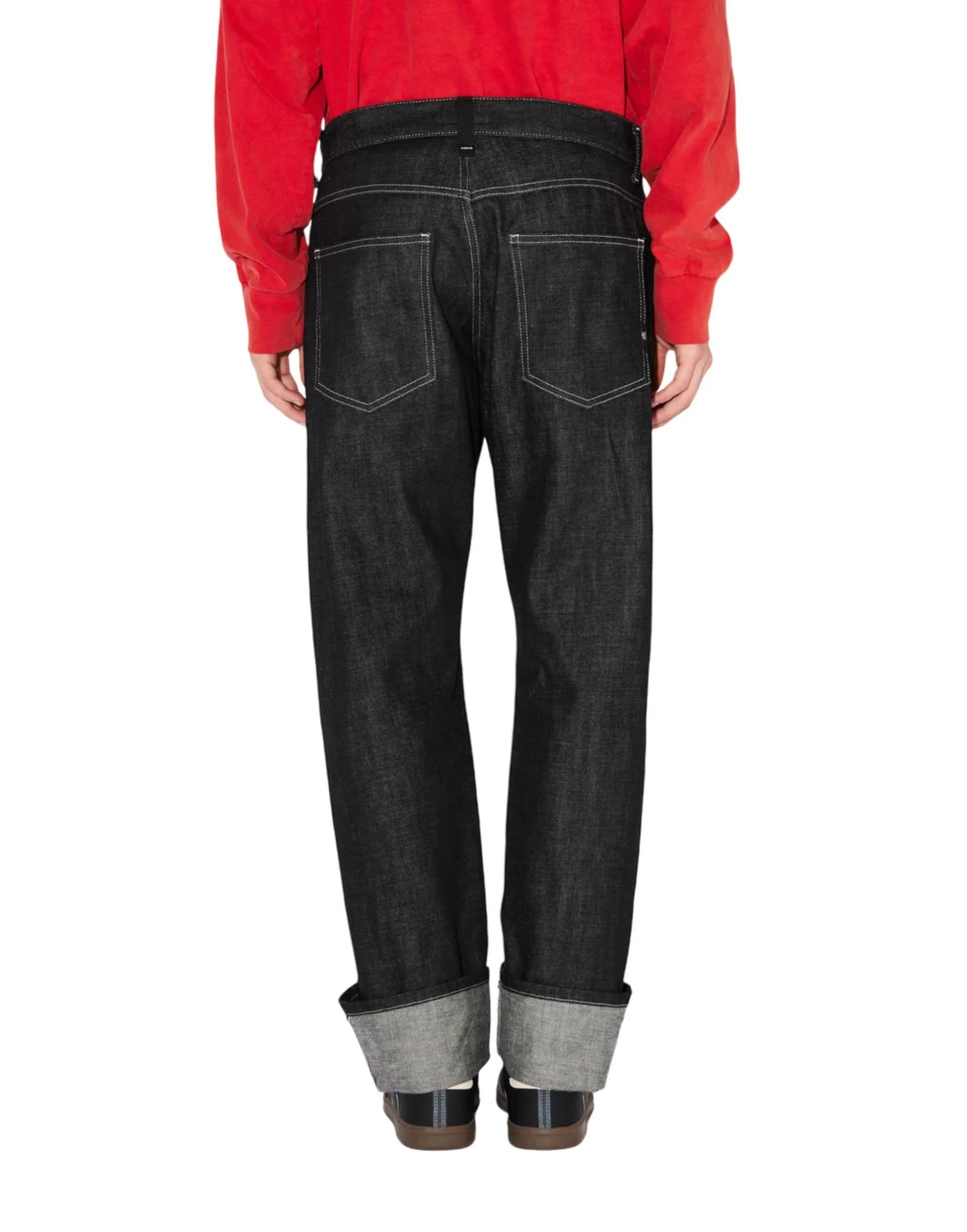 Amish Jeans Männer James AMU010CK590000 C0998 Schwarz