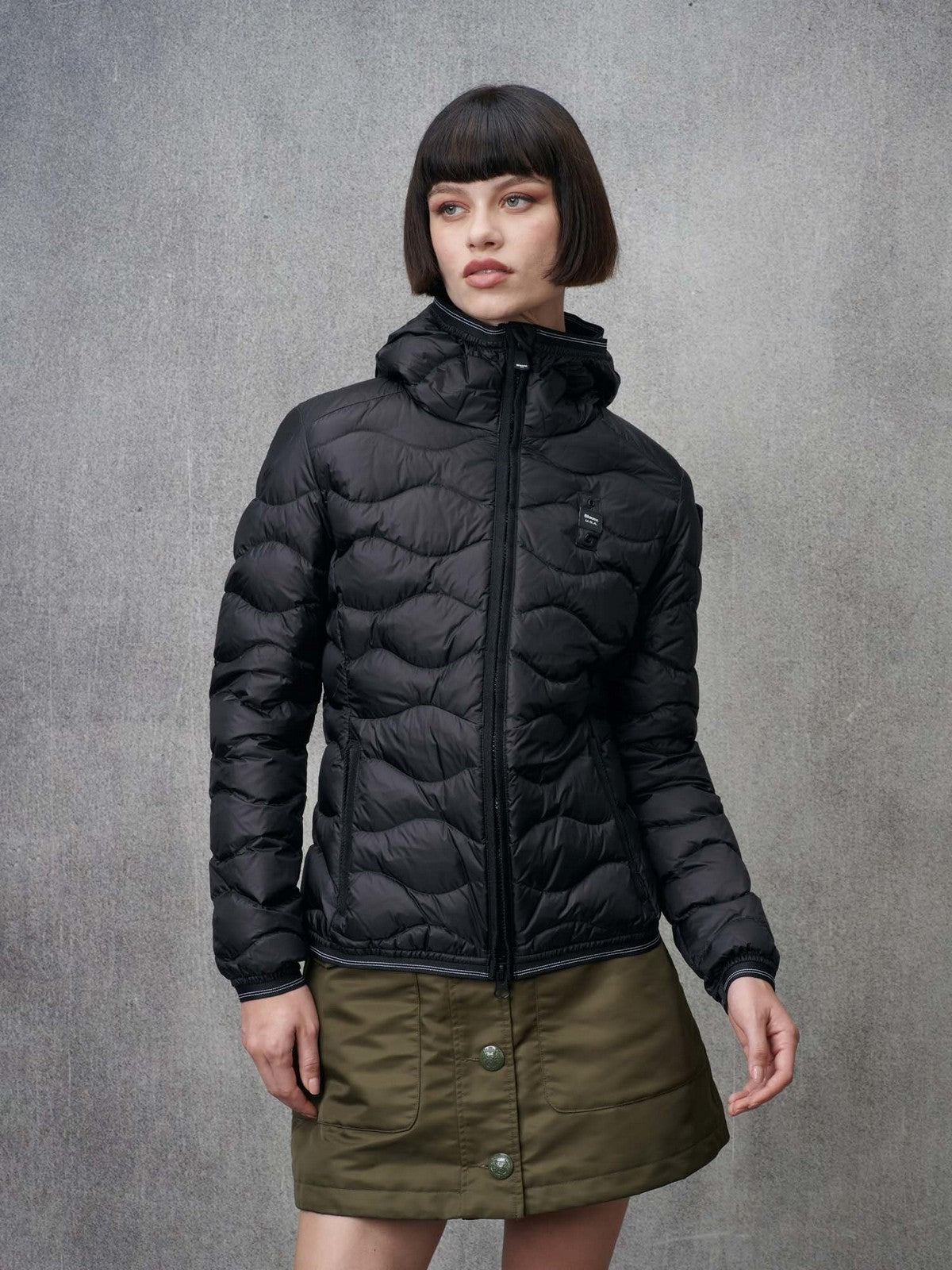 BLAUER Piumino Donna CAMELIA 24WBLDC03047 006047 999CB Nero gioboutiqueweb