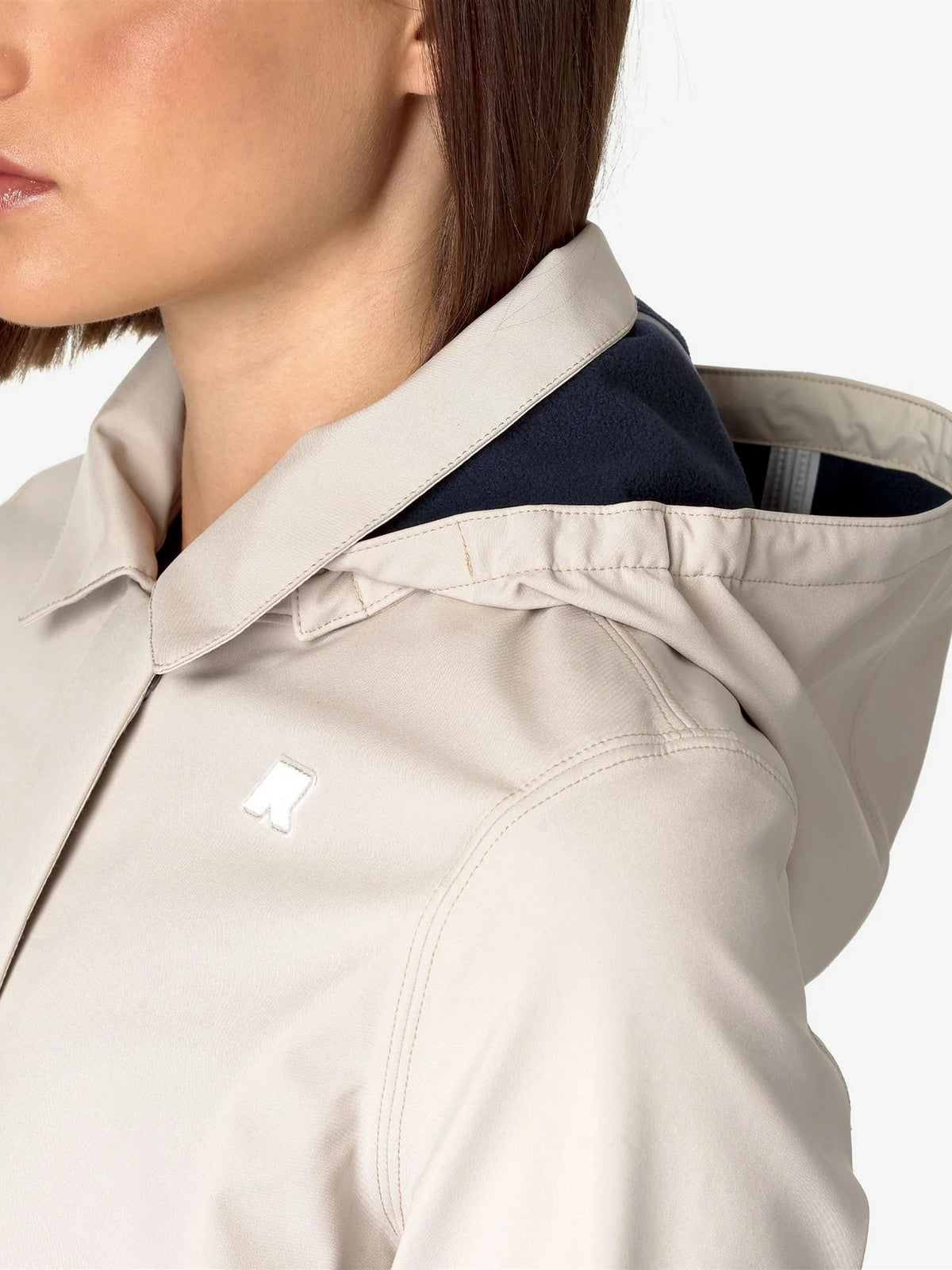 K-WAY Giubbino Donna Mathy bonded K2148BW ATC Beige gioboutiqueweb