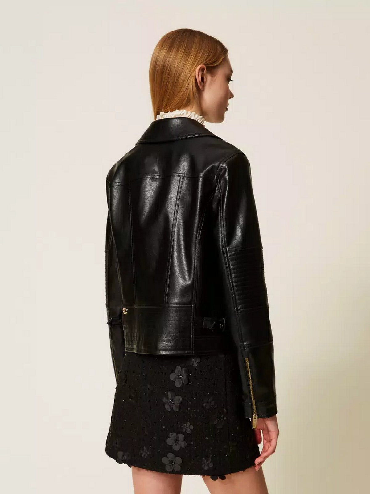 TWINSET Giubbino Donna BIKER 252TP2710 00006 Nero