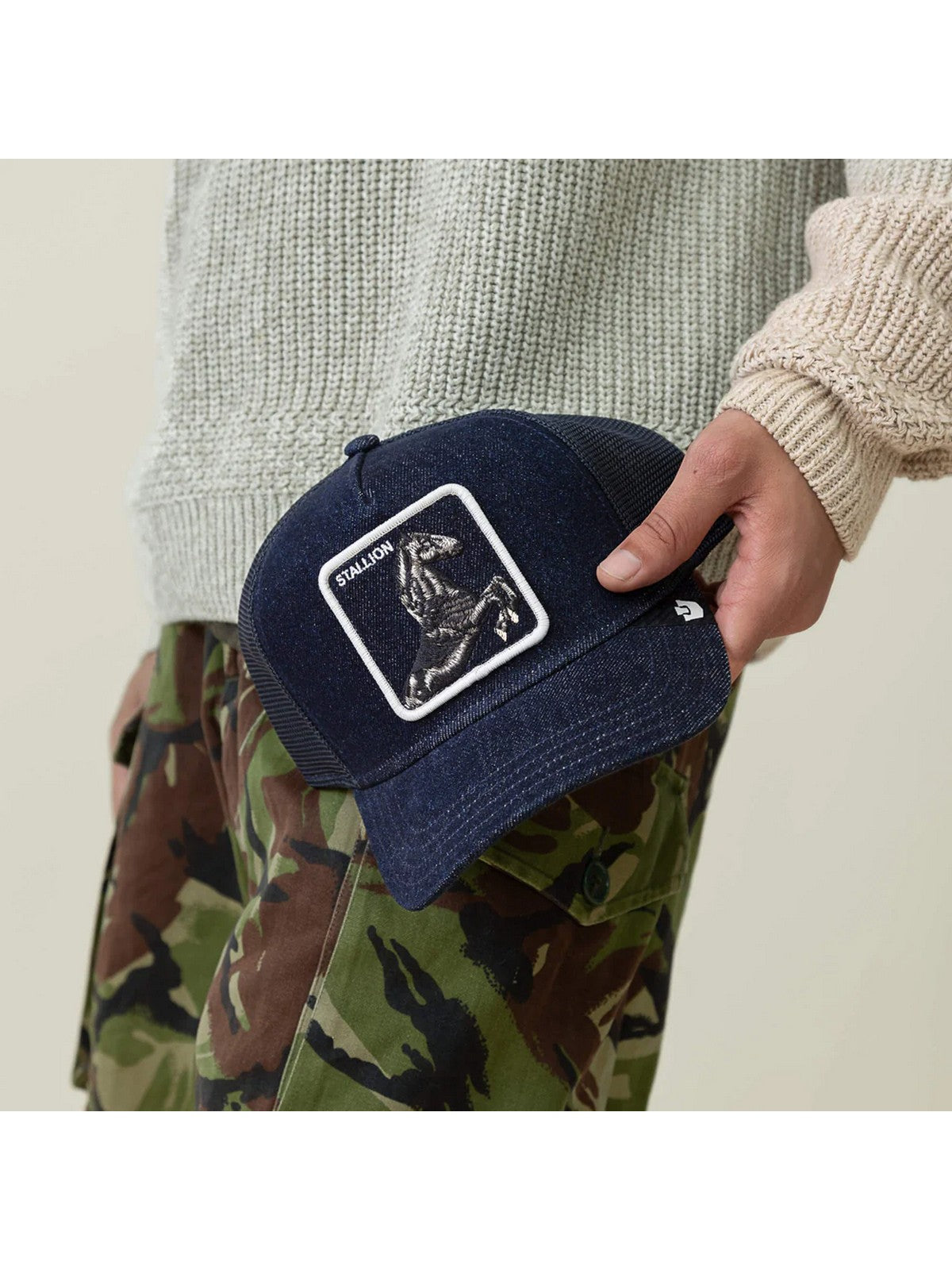 GOORIN BROS Cappello Uomo DENIM STALLION 101-2592 DEN DARK DENIM