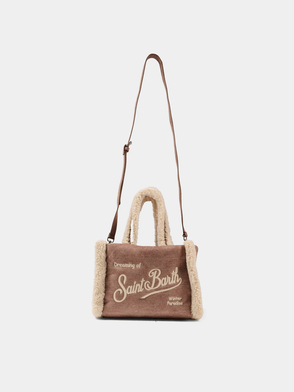 MC2 SAINT BARTH Borsa Donna COLETTE SHEARLING 00285I PIED DE POULE 19 EMB