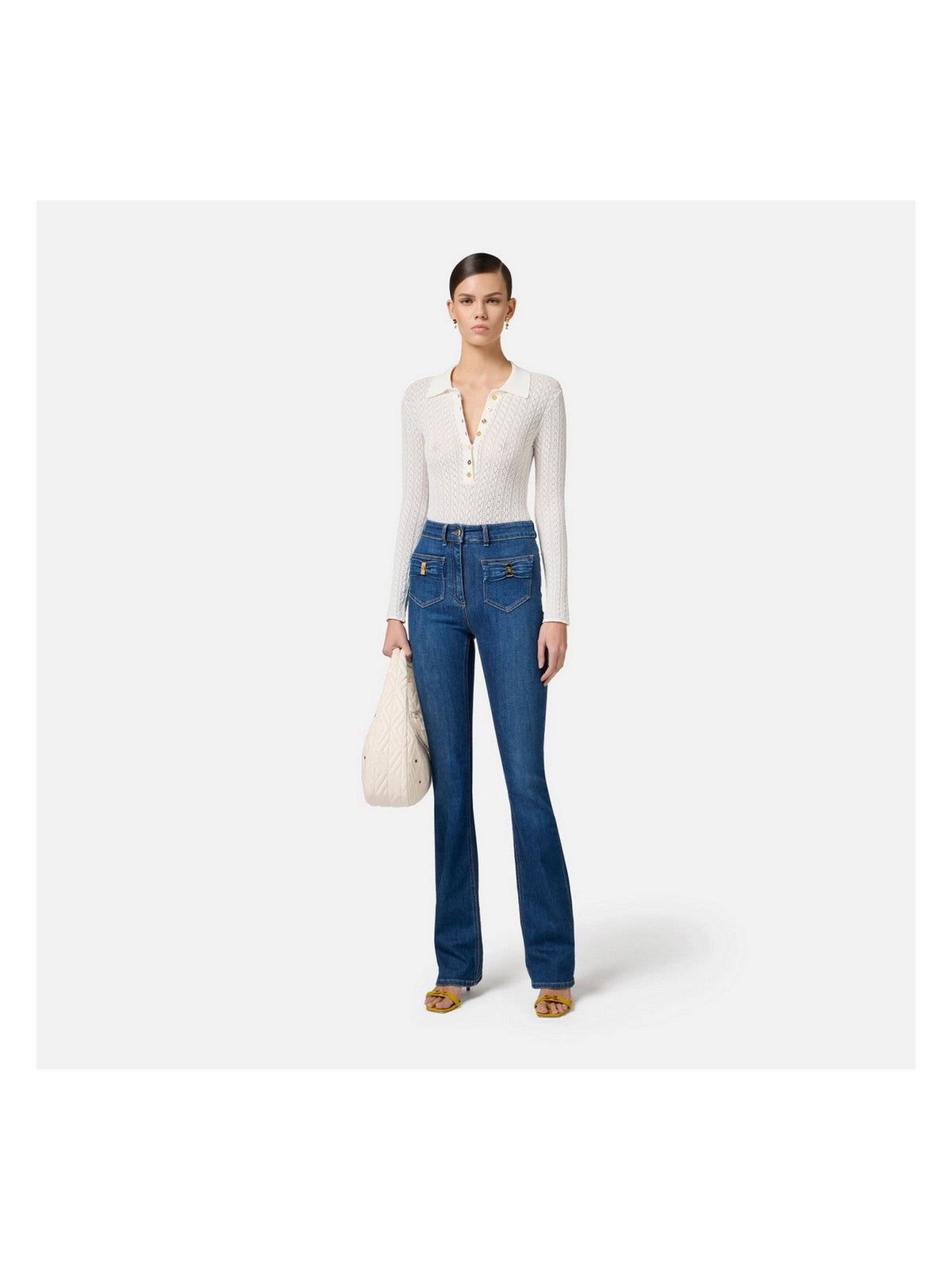 ELISABETTA FRANCHI Jeans Donna PJ88N51E2-104 Blu gioboutiqueweb