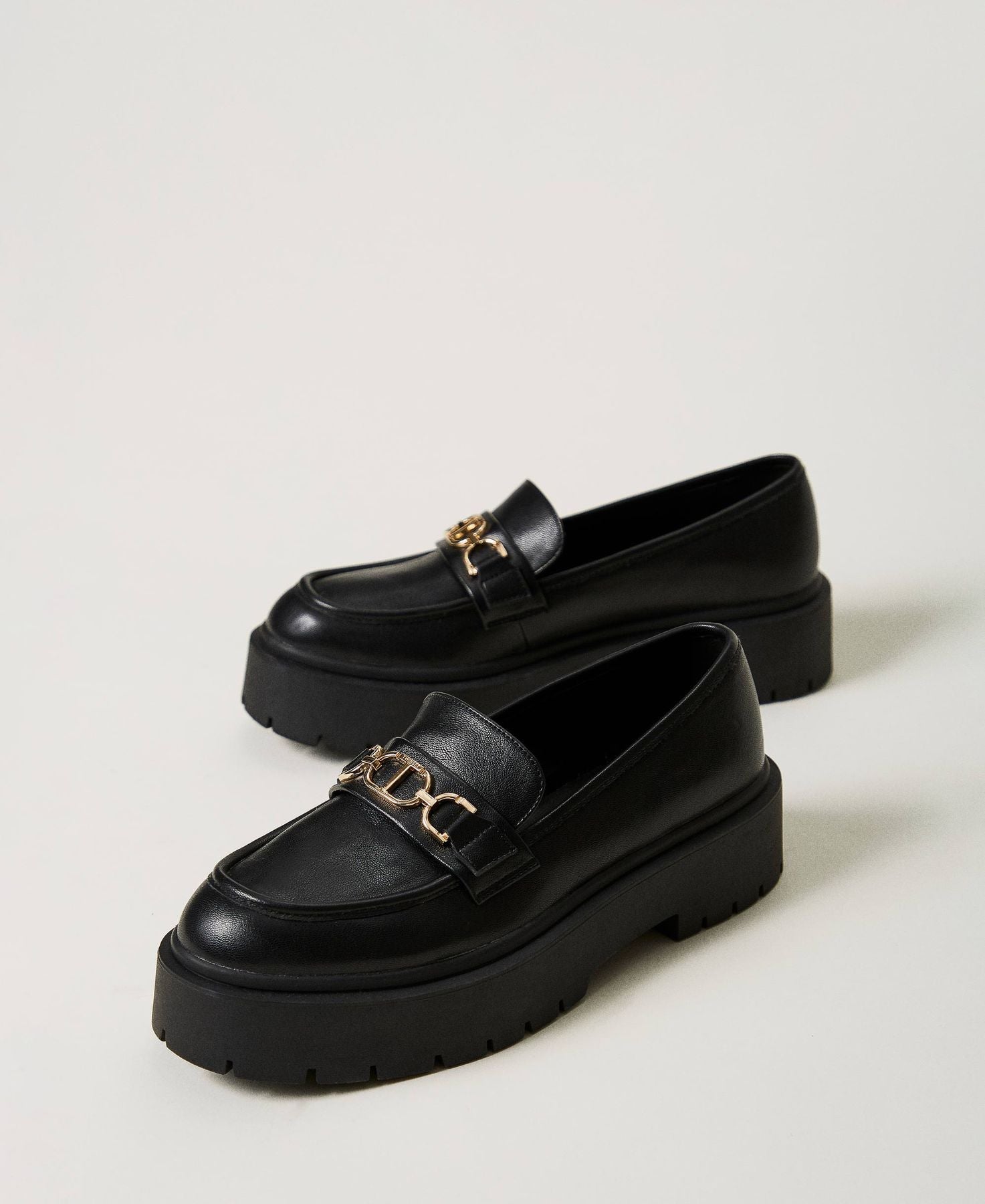 TWINSET Mocassino Donna 242TCP060 00006 Nero gioboutiqueweb