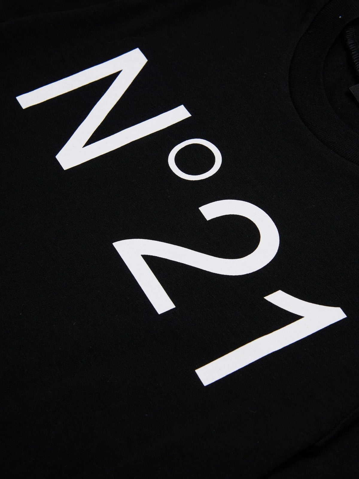N°21 T-shirt Unisex bambino N21173 N0153 0N900 BLACK