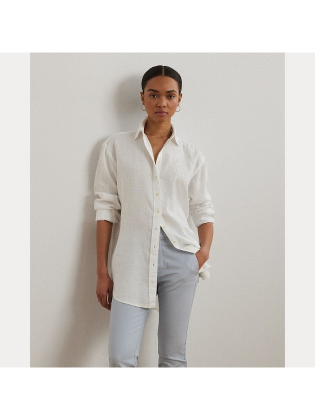 LAUREN RALPH LAUREN Camicia Donna ZAVANDRA 200966201 001 Bianco gioboutiqueweb