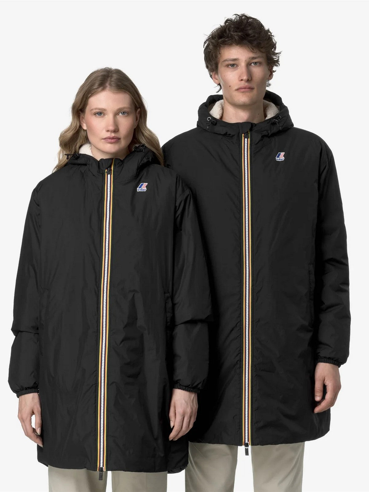 K-WAY Giubbino Uomo LE VRAI 4.0 EIFFEL EAST ORSETT K21516W USY BLACK PURE