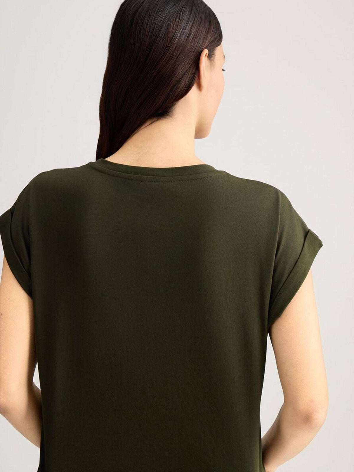 LIU JO BEACHWEAR T-shirt Donna VA5151JS923 M9340 Lichene/strass bicol gioboutiqueweb