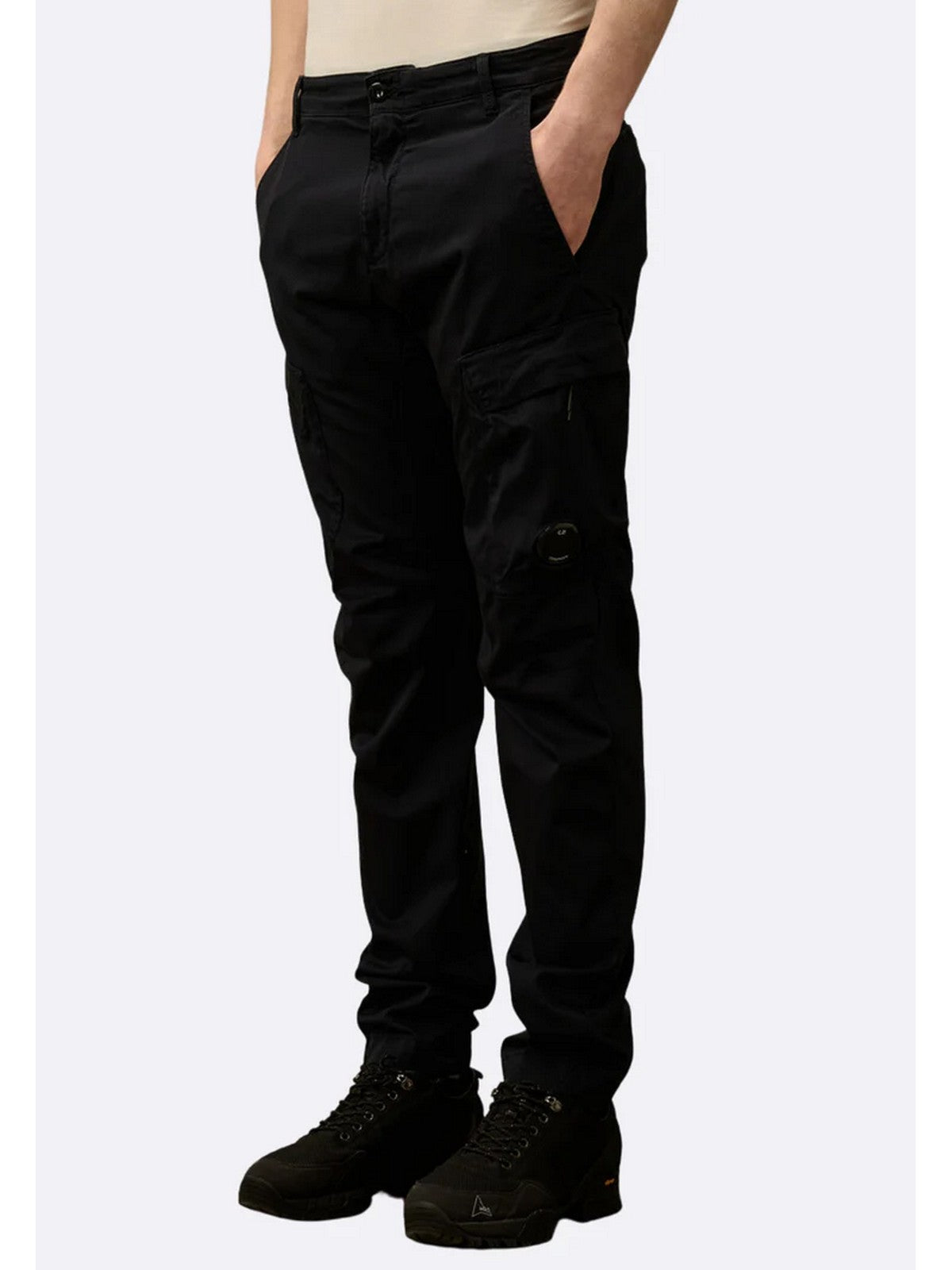 C.P. COMPANY Pantalone Uomo RFCMPA731A005529G 999 999 - BLACK gioboutiqueweb