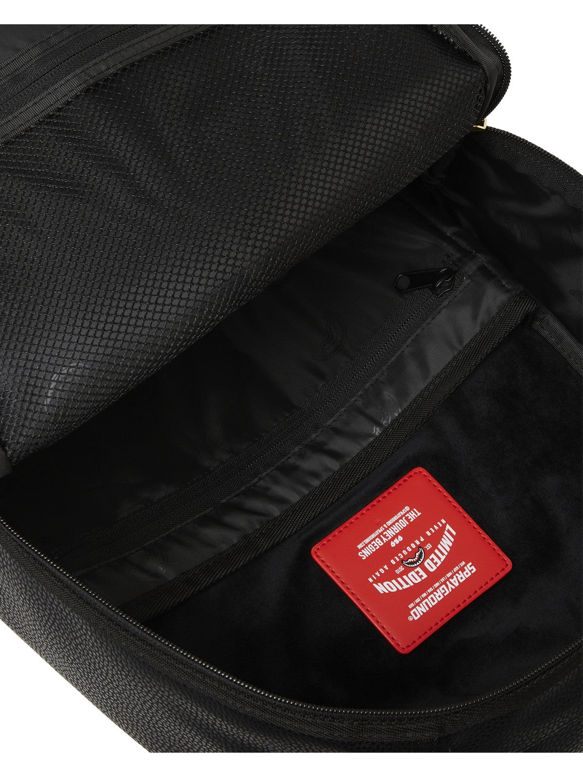 SPRAYGROUND Zaino Uomo SHARK CENTRAL GOLD DLXSV BACKPACK 910B7166NSZ Nero gioboutiqueweb