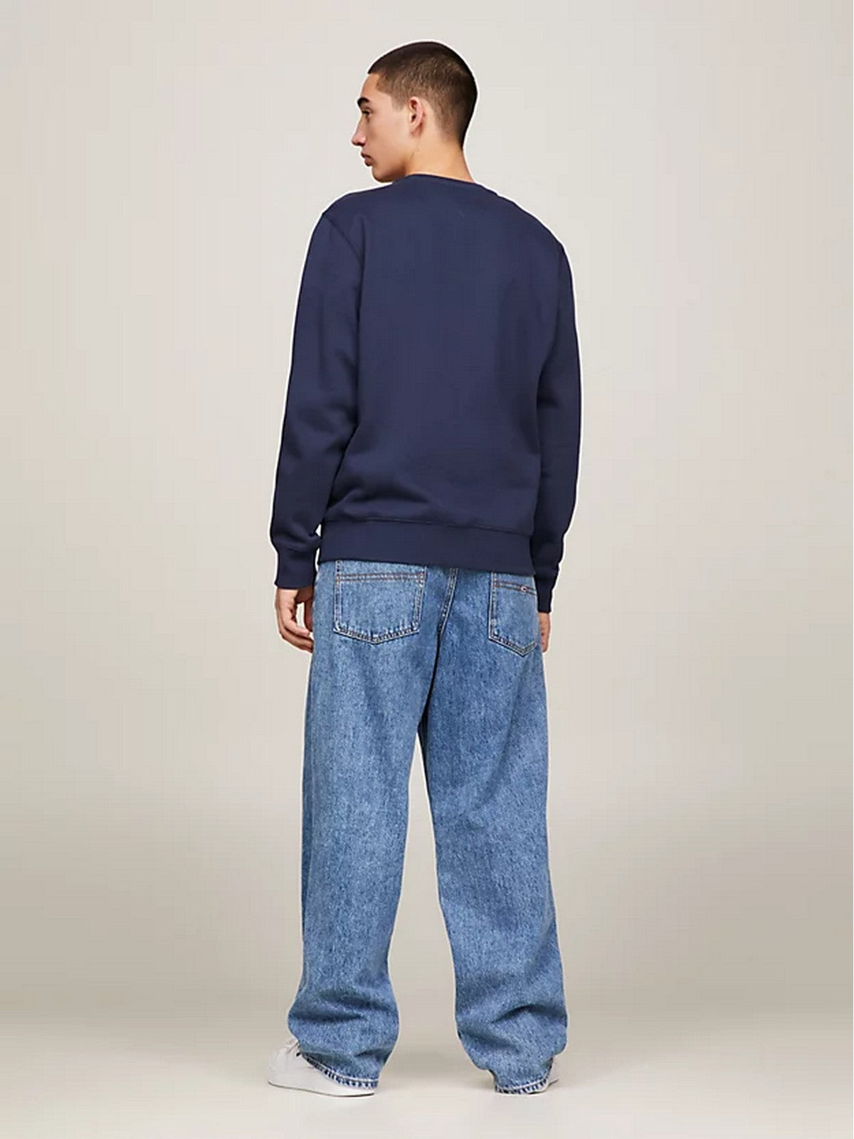 TOMMY HILFIGER Felpa Uomo DM0DM09591 C87 Blu gioboutiqueweb