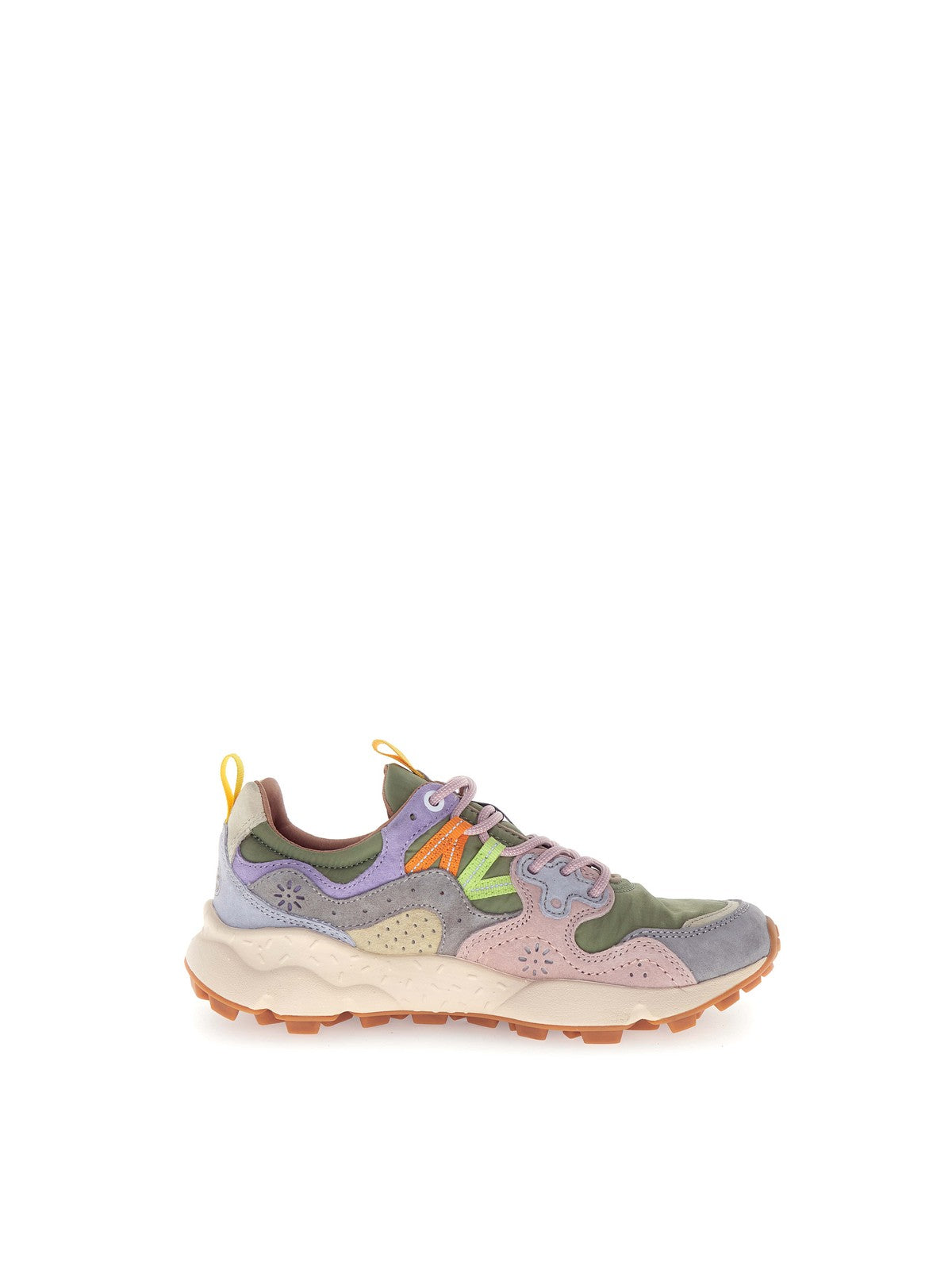 FLOWER MOUNTAIN Sneaker Donna YAMANO 3 WOMAN 2017817-01-1B43 LIGHT GREY-MILITARE-CIPRIA gioboutiqueweb