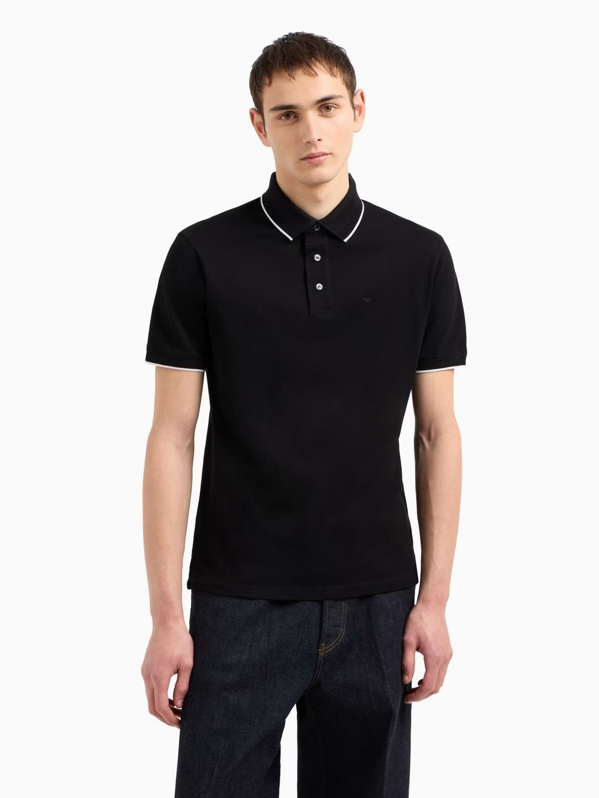 EMPORIO ARMANI Polo Uomo EM000858 AF12955 UC001 Nero