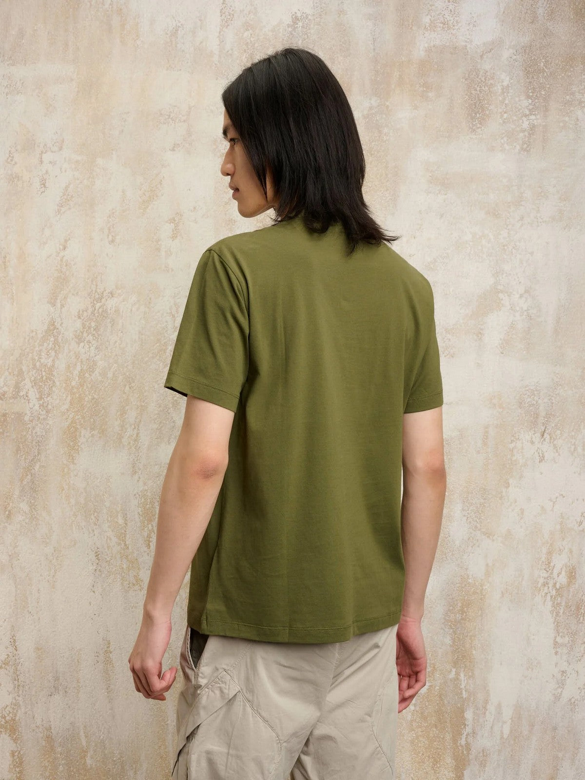 BLAUER T-shirt Uomo BOURNE 25SBLUH02191 004547 647 Verde gioboutiqueweb