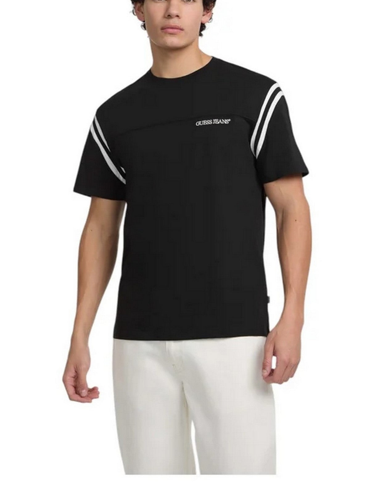 GUESS T-shirt Uomo GJ SS CN REG 3D 81 TEE M5GI47 K8HM0 JBLK Jet Black A996 gioboutiqueweb