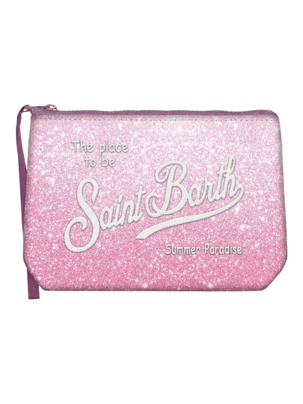 MC2 SAINT BARTH Pochette Donna ALINE LUREX 01529H Rosa gioboutiqueweb