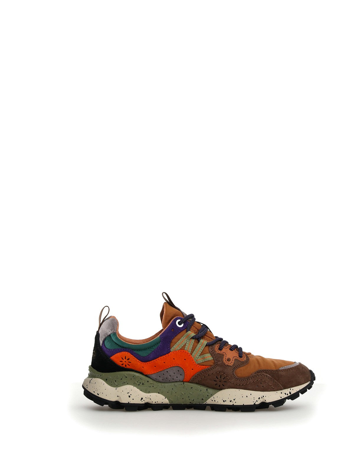 FLOWER MOUNTAIN Sneaker Uomo YAMANO 3 UNI 2017818-01-2D98 TAUPE-BEIGE-ZUCCA