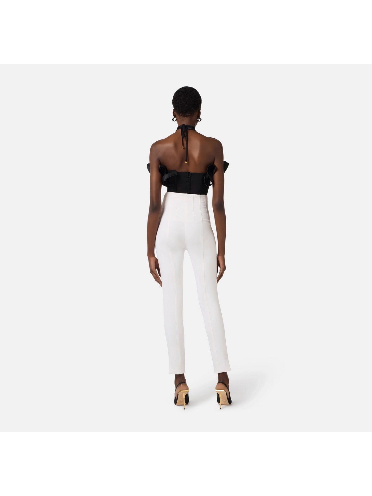 ELISABETTA FRANCHI Pantalone Donna PA16361E2 360 Avorio