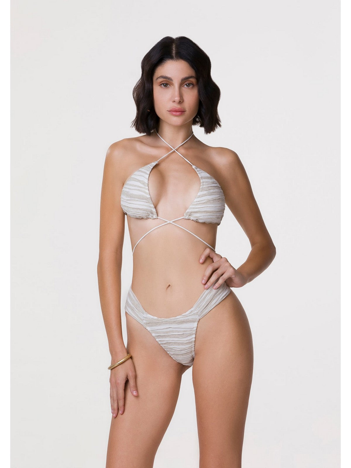ME FUI Costume da bagno Donna MF24-0721BG Beige gioboutiqueweb