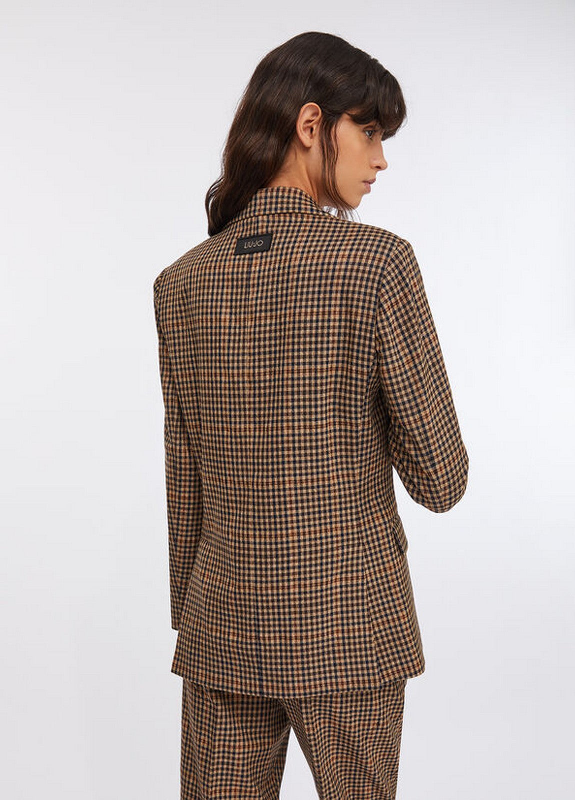 LIU JO WHITE Giacca Donna MF5158T4335 P9002 Micro c.cioc/beige/b