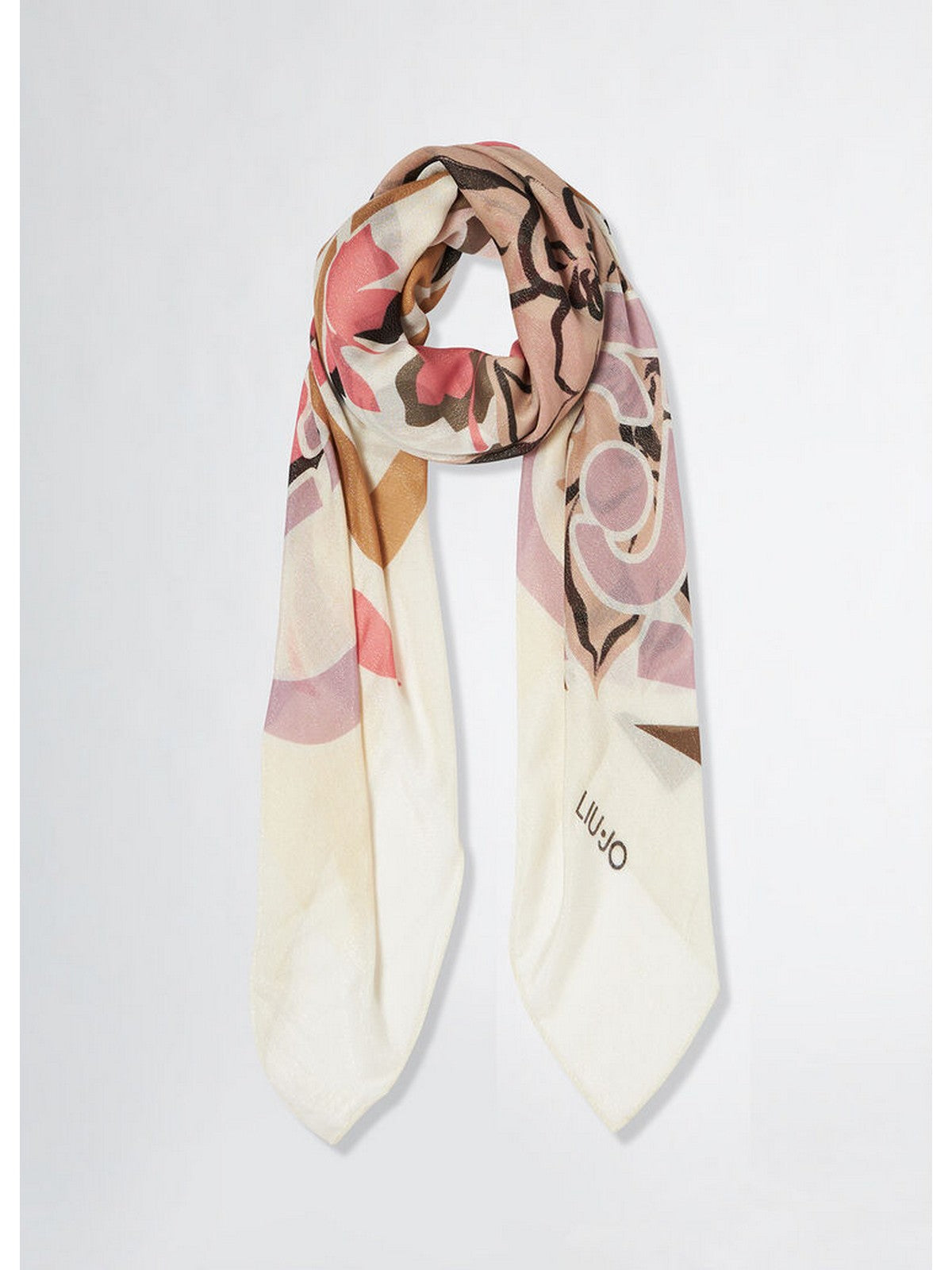 LIU JO SOFT Foulard Donna 2A5033T0300 01041 Beige gioboutiqueweb