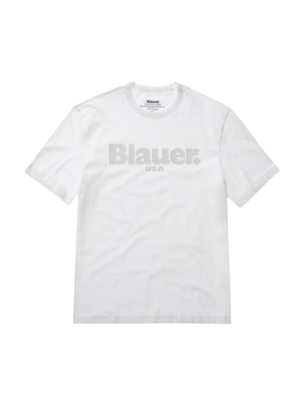 BLAUER T-shirt Uomo BOURNE 25SBLUH02191 004547 100 Bianco gioboutiqueweb