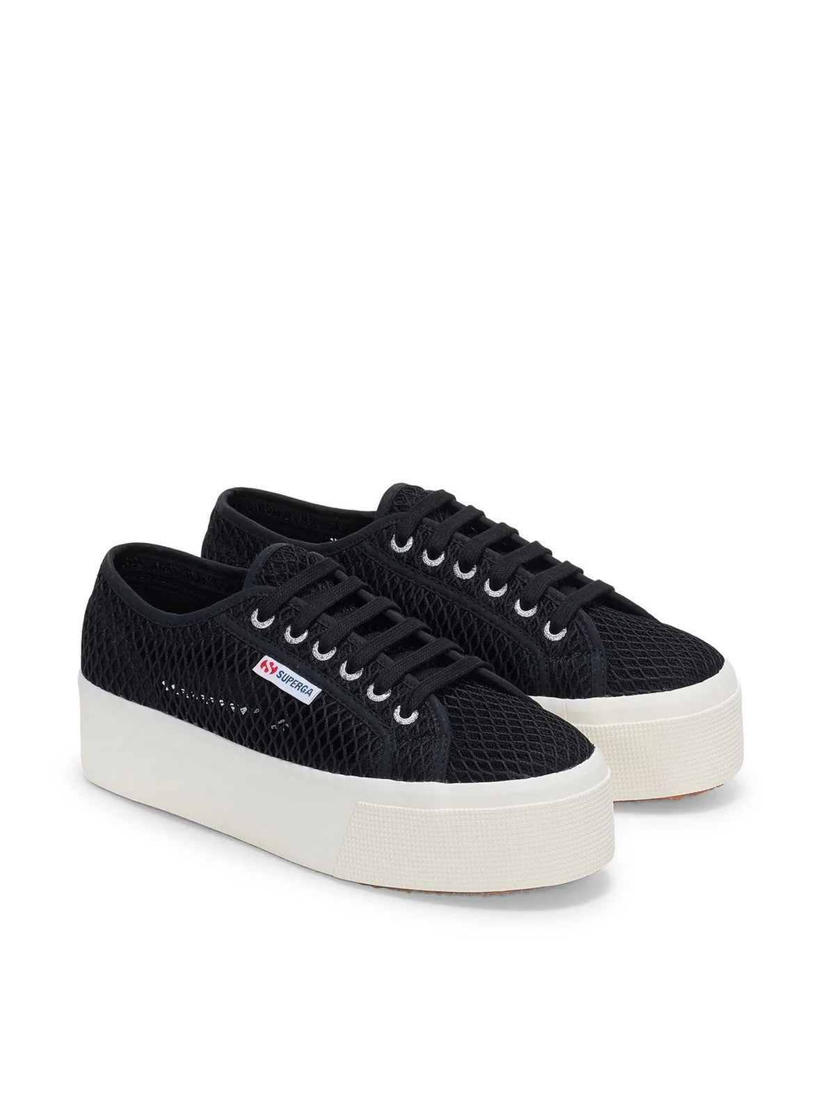 SUPERGA Sneaker Donna 2790 MESH S2142TW 005 Nero gioboutiqueweb