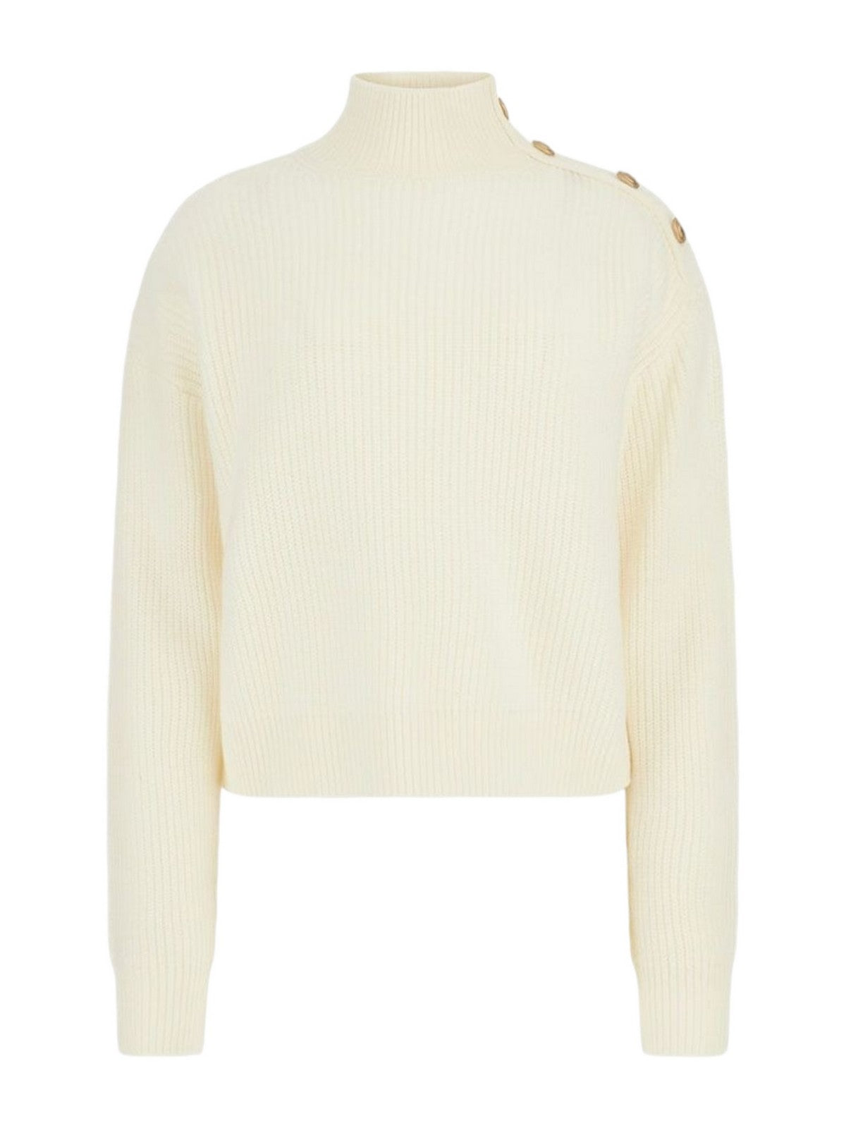 GUESS Maglione Donna ZYLEE LS MOCK NECK SWTR W4BR39 Z2WX0 G012 Bianco gioboutiqueweb