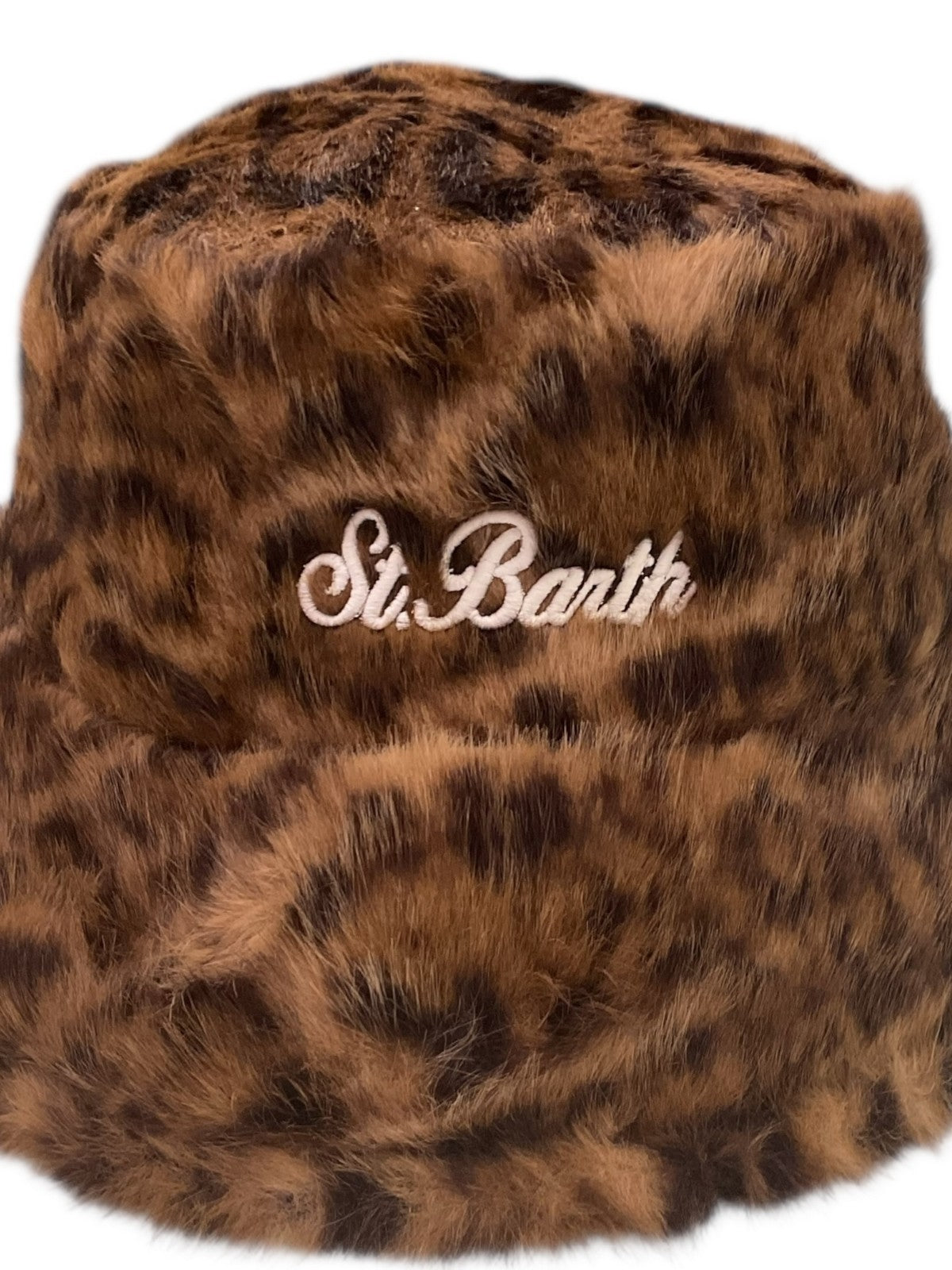 MC2 SAINT BARTH Cappello Donna BUCKET HAT FUR 00241I LEOPARD 11 EMB
