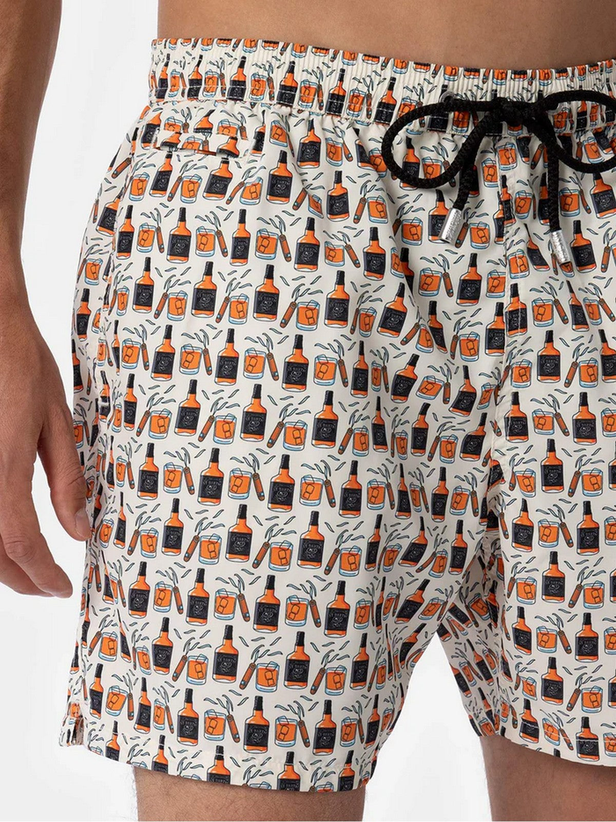 MC2 SAINT BARTH Costume da bagno Uomo LIGHTING MICRO FANTASY 04797F Beige gioboutiqueweb