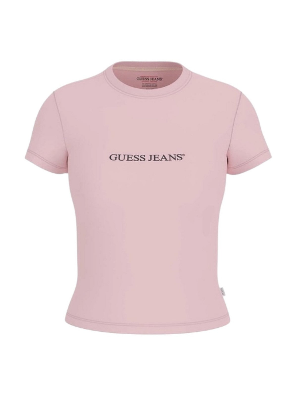 GUESS T-shirt Donna GJ SS CN SLIM LOGO PRINT TEE W4YI01 J1314 A61U Rosa gioboutiqueweb