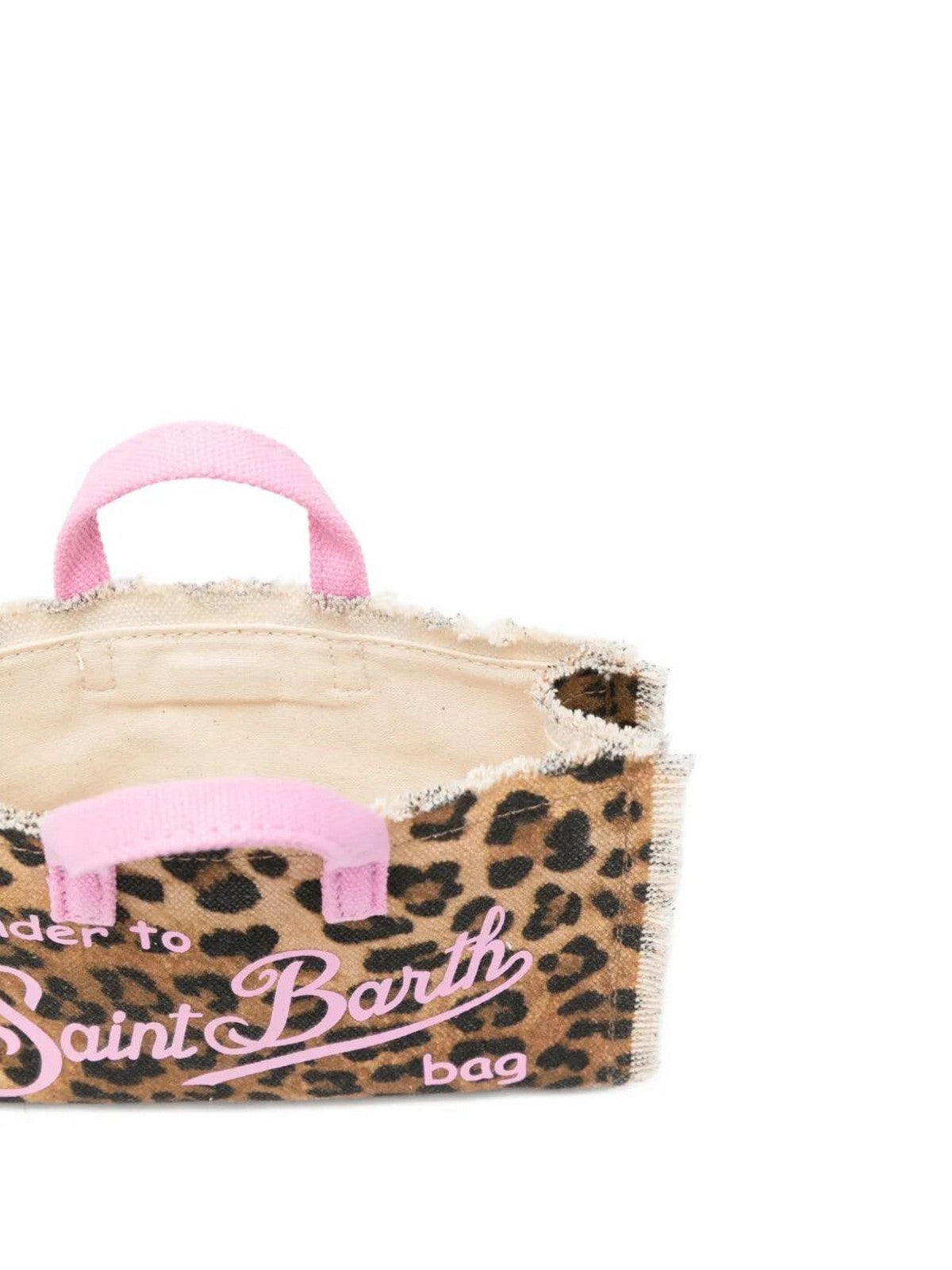 MC2 SAINT BARTH Pochette Donna PHONE BAG 00330L SAND LEOPARD 21