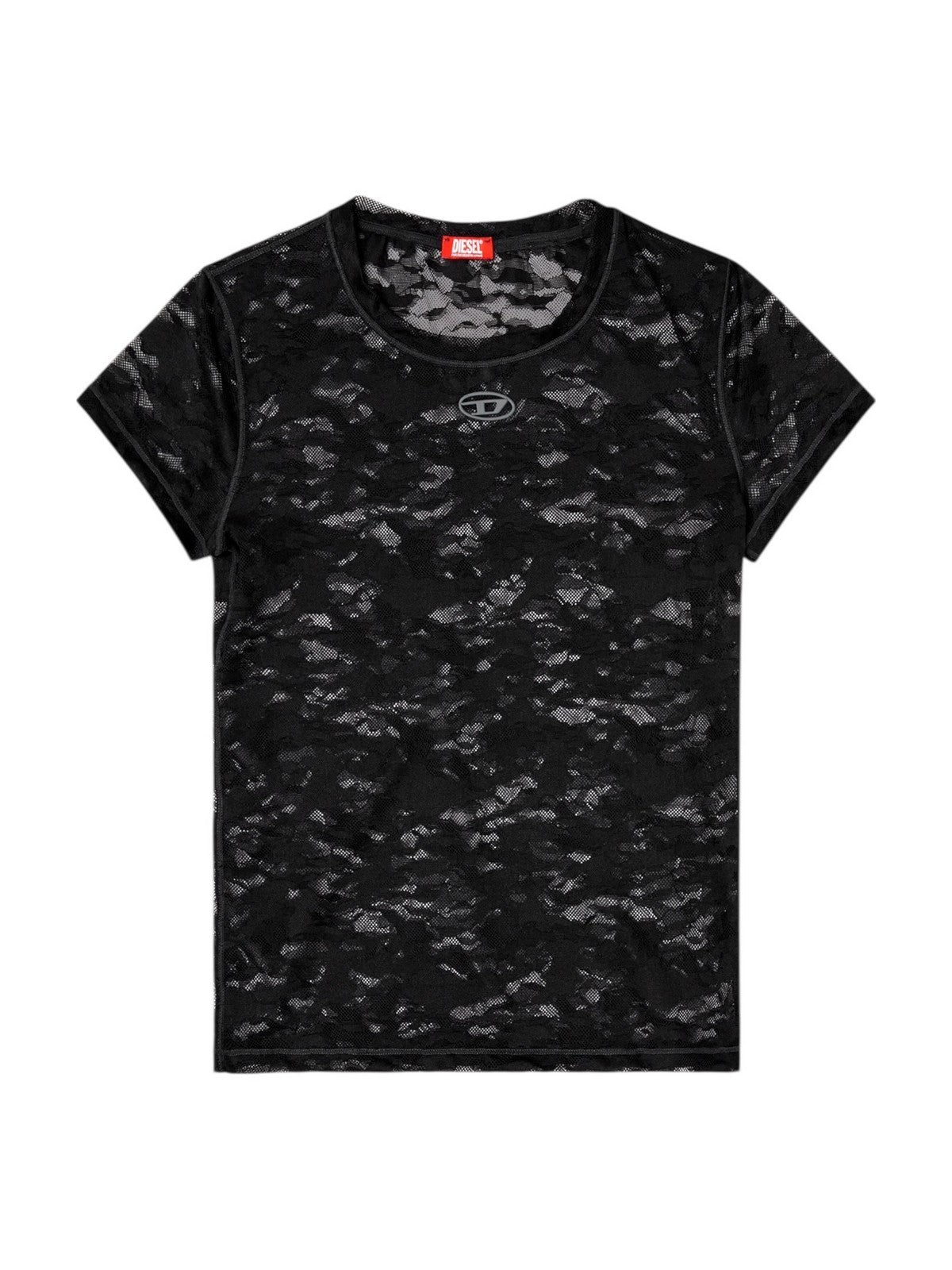 DIESEL T-shirt Femme KASIA-UTLT MAGLIETTA A18315 0DRAK 900 009 - ÉBÈNE