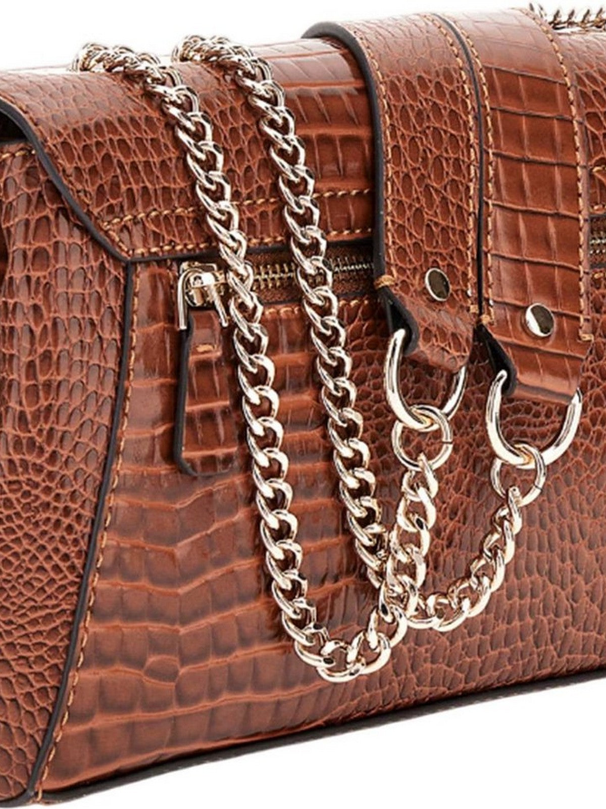 GUESS Borsa Donna SILVYE CONVERTIBLE XBODY FLAP HWCG95 27210 COG Marrone gioboutiqueweb