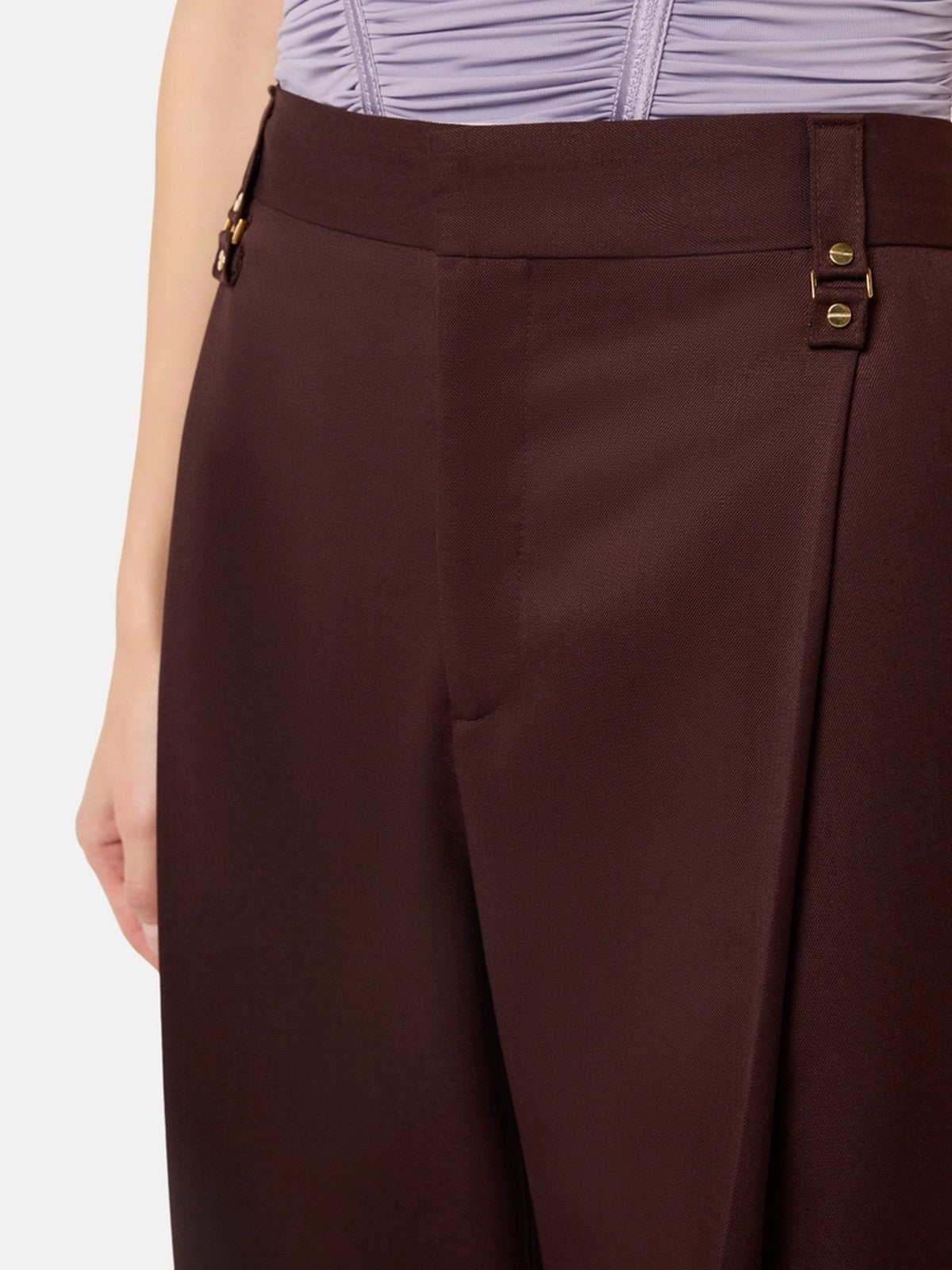 ELISABETTA FRANCHI Pantalone Donna PA18162E2 644 CACAO