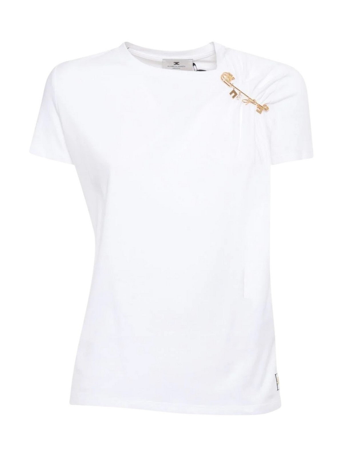 ELISABETTA FRANCHI T-shirt Donna MA02851E2-270 Bianco gioboutiqueweb