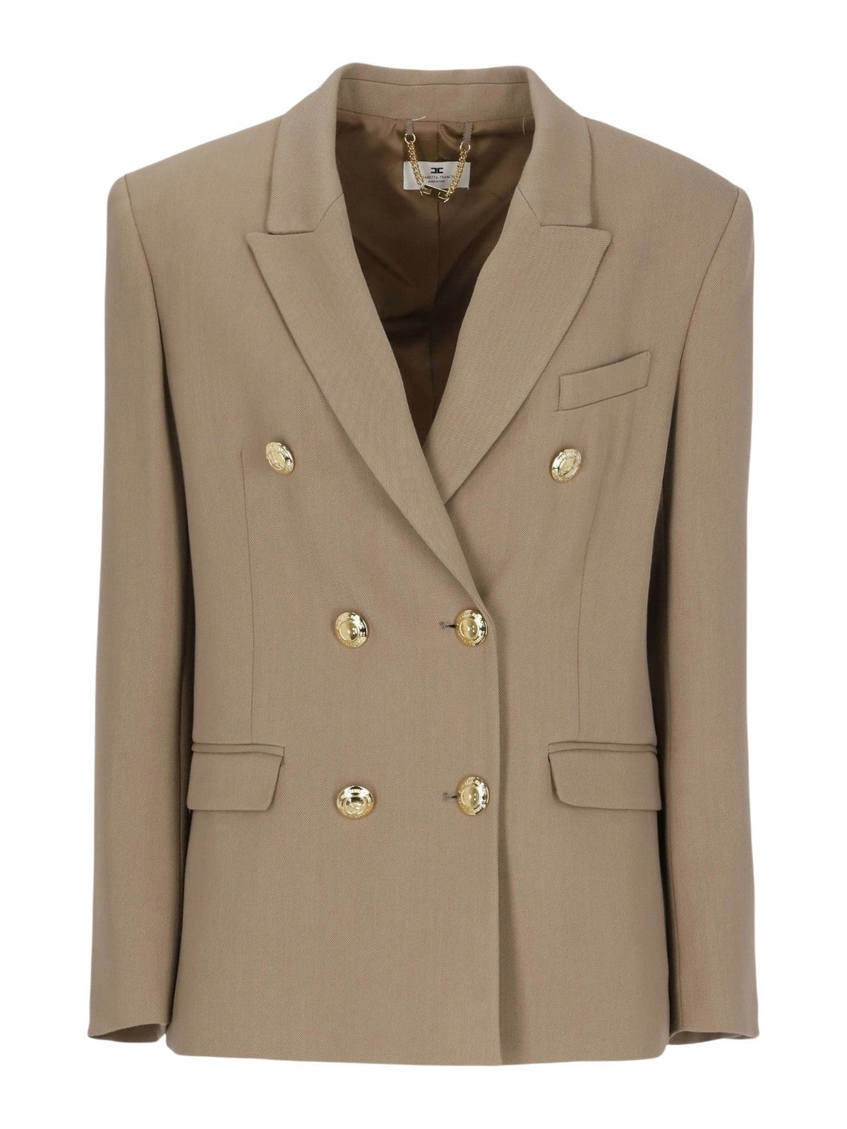 ELISABETTA FRANCHI Giacca Donna GI20061E2 229 ARGILLA