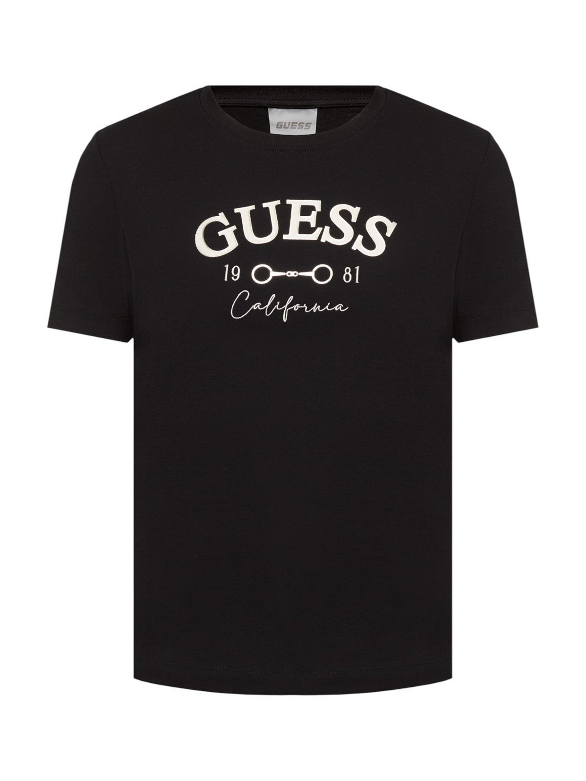 GUESS SPORT T-shirt Donna BEATRIZ CN SS T-SHIRT V6RI02 J1314 JBLK Jet Black A996