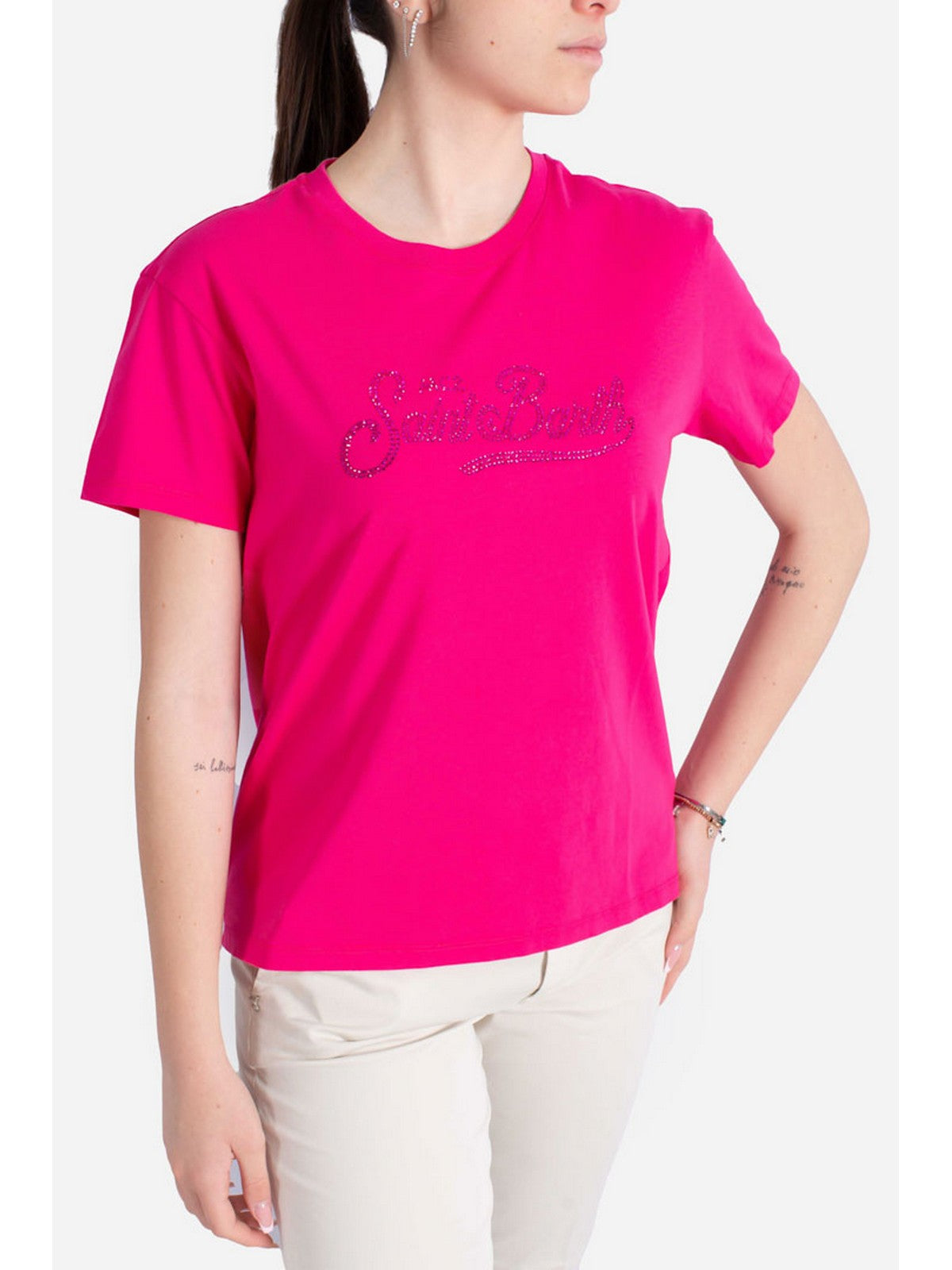 MC2 SAINT BARTH T-Shirt e Polo Donna EMILIE 05389F Rosa