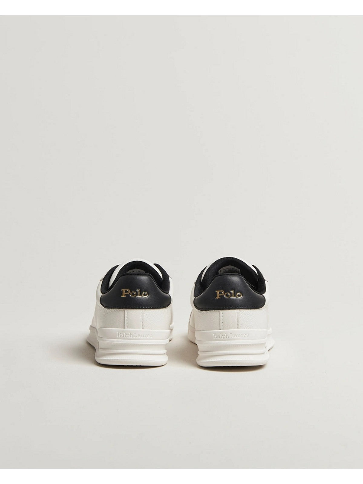 POLO RALPH LAUREN Sneaker Uomo HRT CRT II 809968172 004 WHITE/BLACK gioboutiqueweb