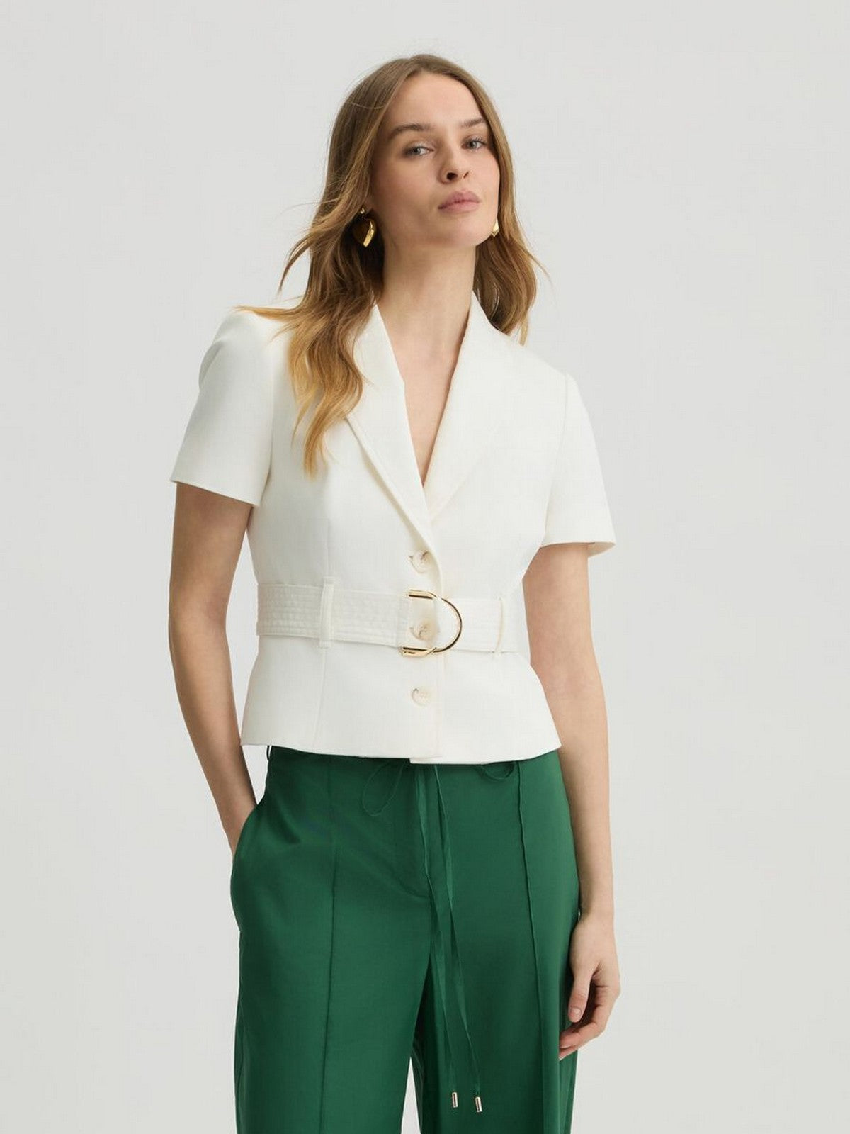 LIU JO BLACK Giacca Donna CA5286T4691 X0256 Bianco gioboutiqueweb