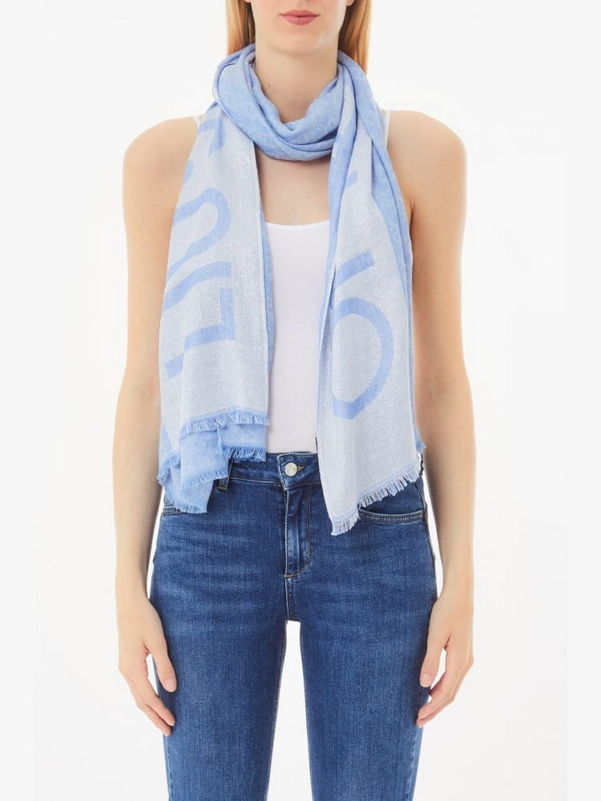 LIU JO SOFT Stola Donna 2A5004T0300 73936 Blu bonnet gioboutiqueweb