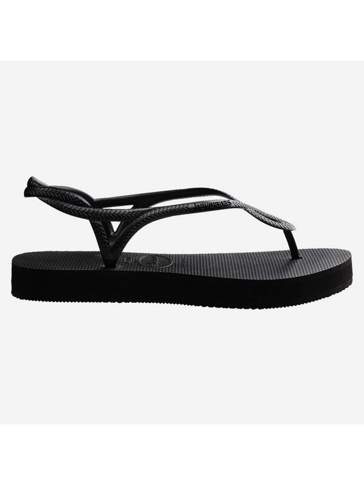 HAVAIANAS Infradito Donna Hav. Luna Flatform 4148600.0090 Nero gioboutiqueweb
