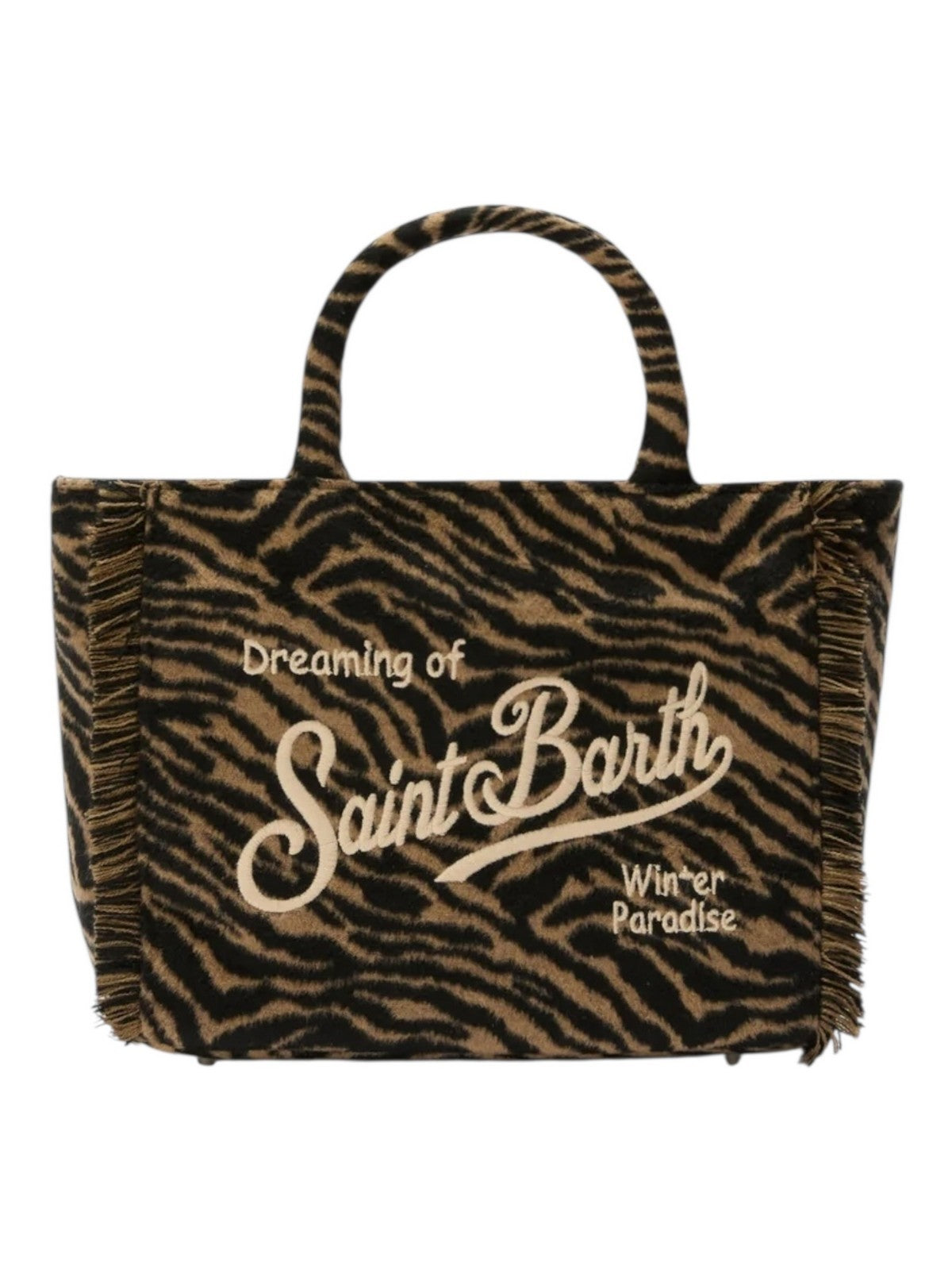 MC2 SAINT BARTH Borsa Donna COLETTE FELT 01322I ZEBRA 18 EMB
