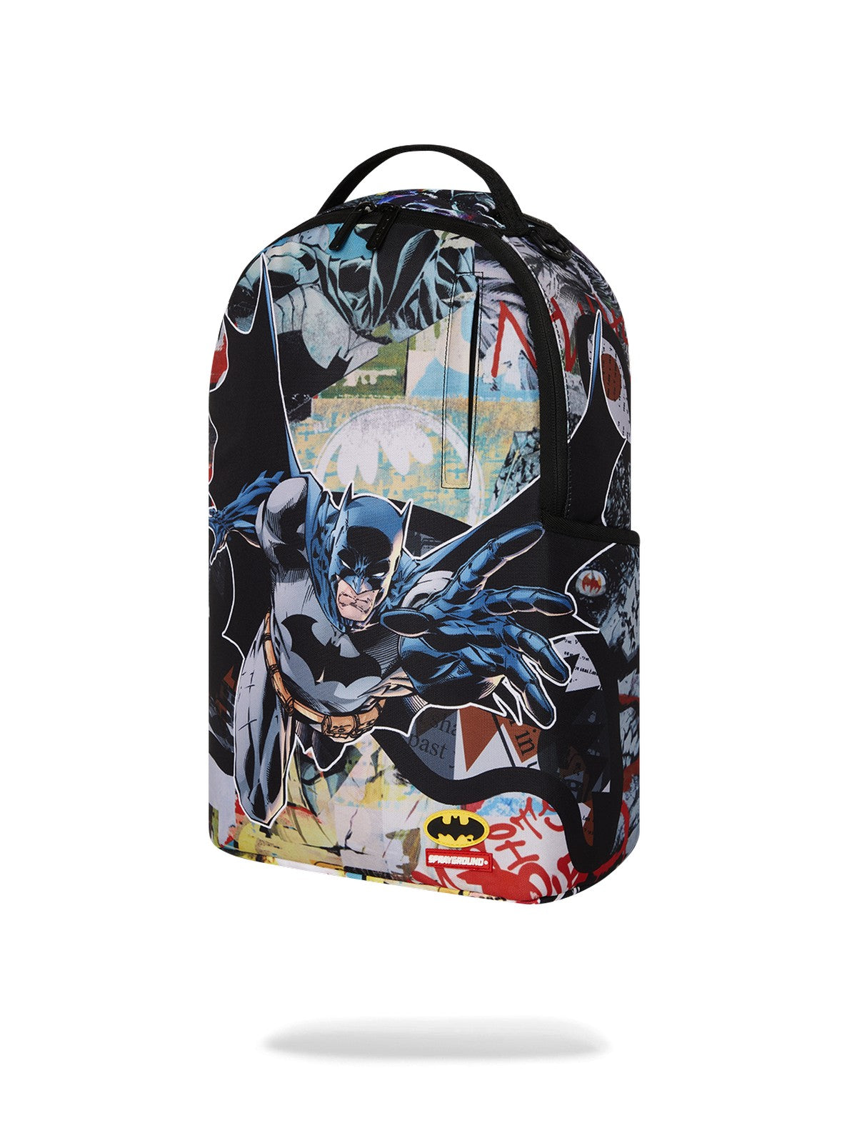 SPRAYGROUND Zaino Uomo DC BATMAN COLLAGE SHARK DLXR BACKPACK 910B7340NSZ Nero