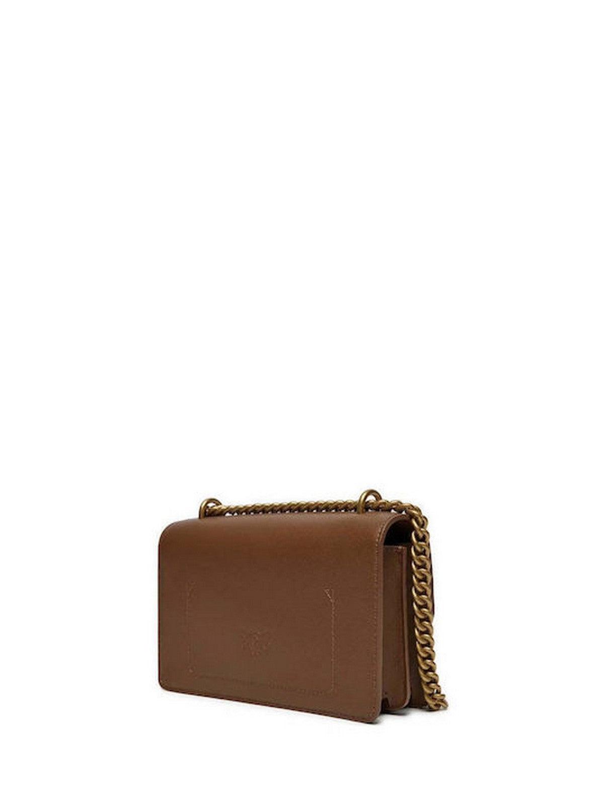 PINKO Borsa Donna LOVE ONE MINI DC 100074-A0F1 L17Q MARRONE - LEONE-ANTIQUE GOLD