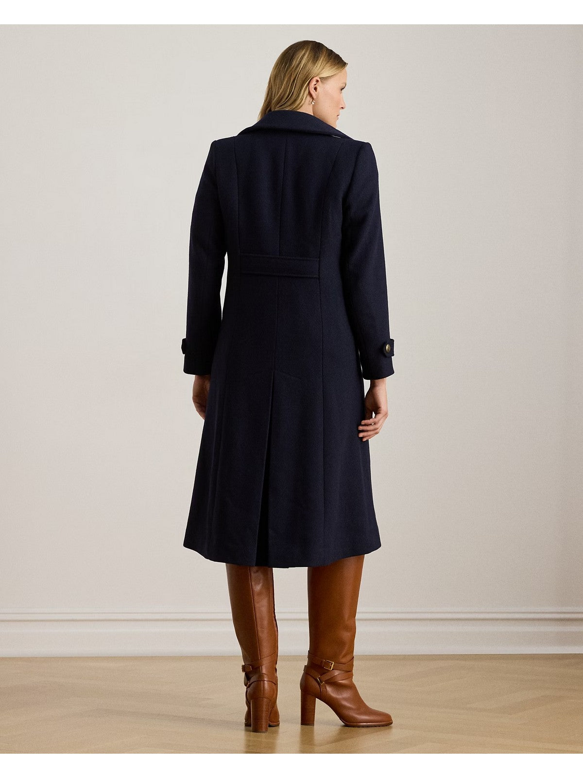 LAUREN RALPH LAUREN Cappotto Donna "TWILL DB 45""-LINED-COAT" 297P04150 002 REGAL NAVY gioboutiqueweb