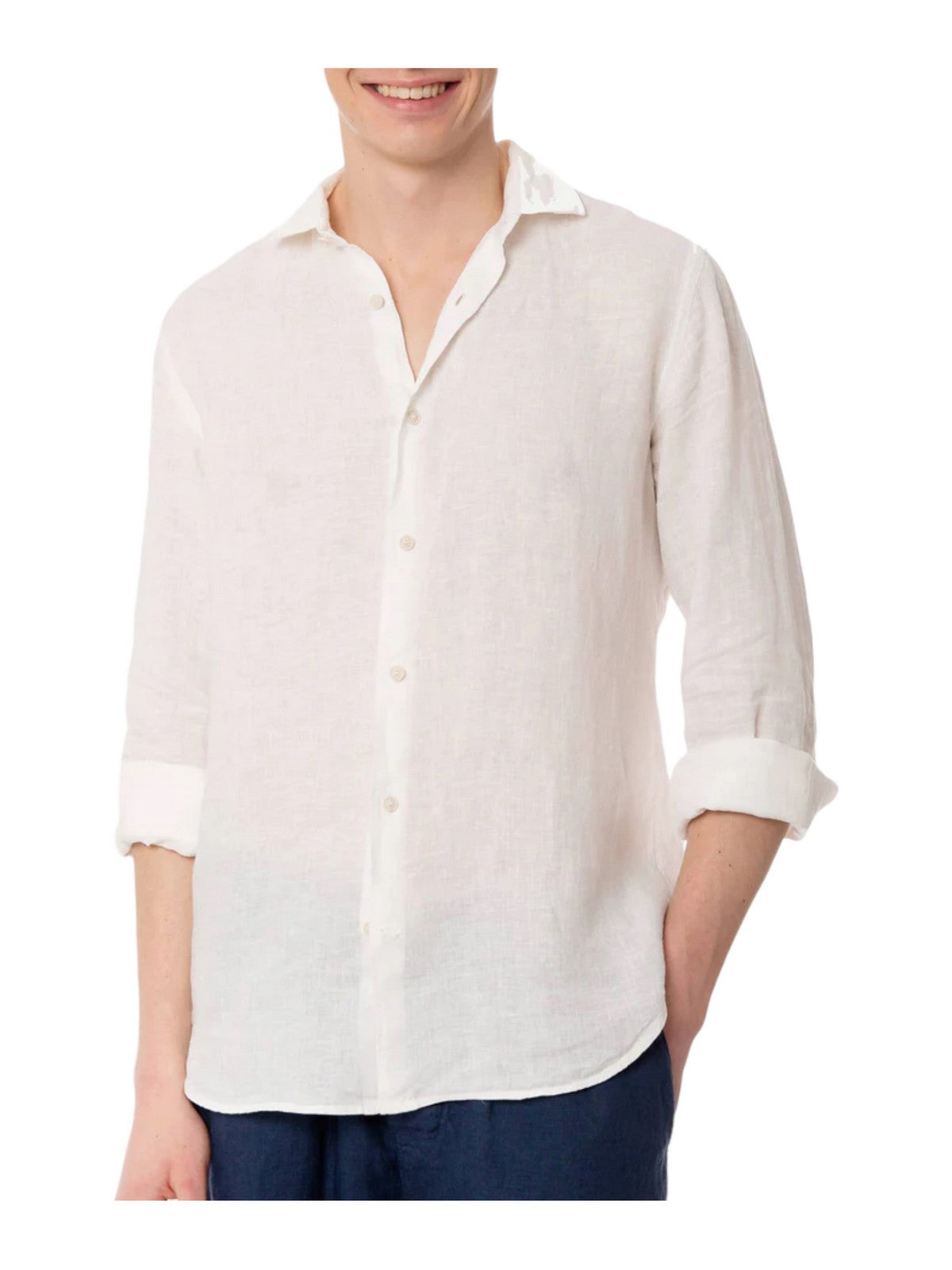 MC2 Saint Barth Men's shirt Klarke 00311b White